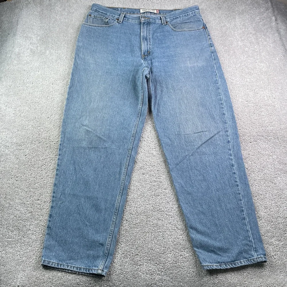 Levis Jeans Mens 38x32 Blue Comfort Fit 560 Relaxed Tapered Denim Baggy Skater